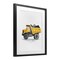 Stupell Industries Working Trucks Dump Vehicle Framed Print Under Glass, design by Christine Simpson Art